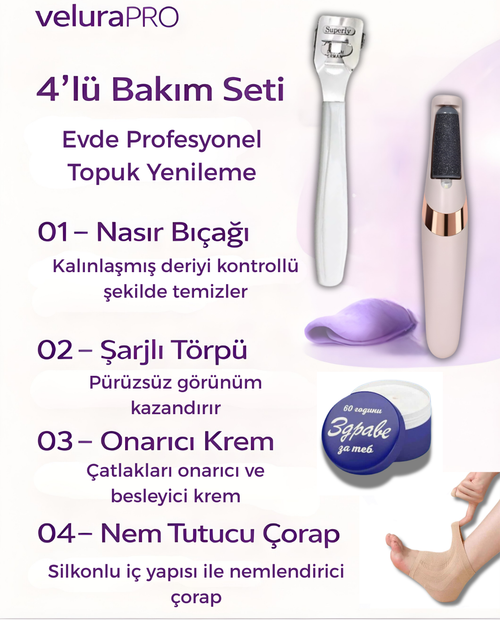 VeluraPRO 4’Lü Bakım Seti