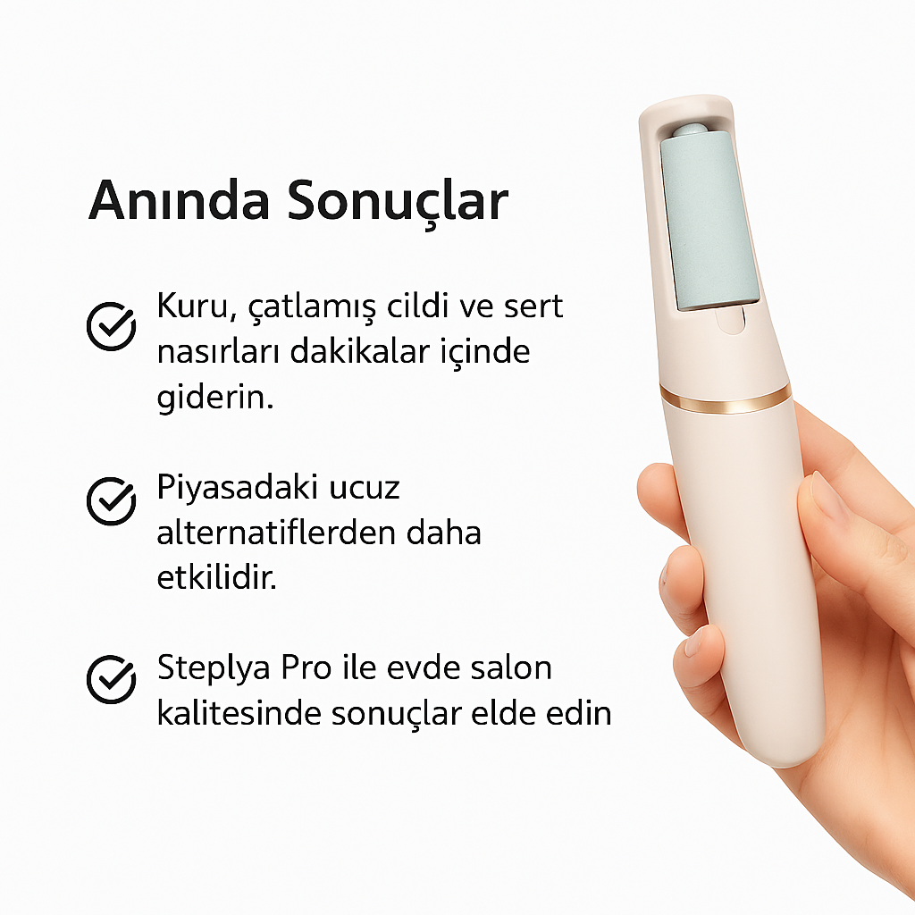 Şarjlı Topuk ve Nasır Temizleyici